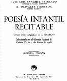"POESÍA INFANTIL RECITABLE". Nueva sección: Crítica literaria.
